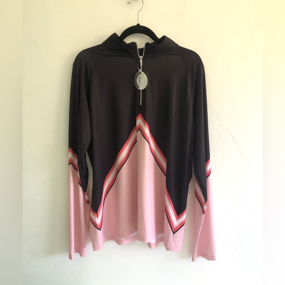 Lady Hagen Blouse Women's XXL 1/4 Zip Pullover Golf Top UPF 50+ Moisture Wicking